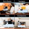Squirrel-Bedside Perch, Floating Organizer with USB-C & A Charging Ports, Great Bedside Shelfie, Gift for teens and college freshman, for Gamers, Dorm room gifts. Assembly in 1 minute. Light Blue